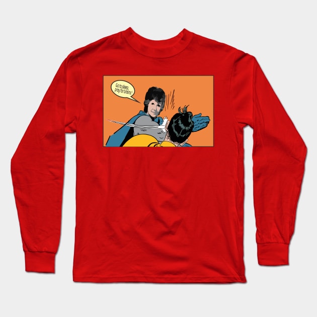 Golden Smash Long Sleeve T-Shirt by mugimugimetsel